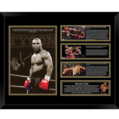 Not specified Memorabilia Iron Mike Tyson IBF WBA WBC Signed Photo Framed Limited Edition