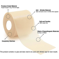 Pro Corner Tape & Guaze Pro Corner 4 Pack of Tape & Foam Pre-Wrap