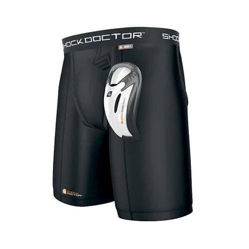 Shock Doctor Groin & Chest Guards Shock Doctor Core Compression Short With Bioflex Cup