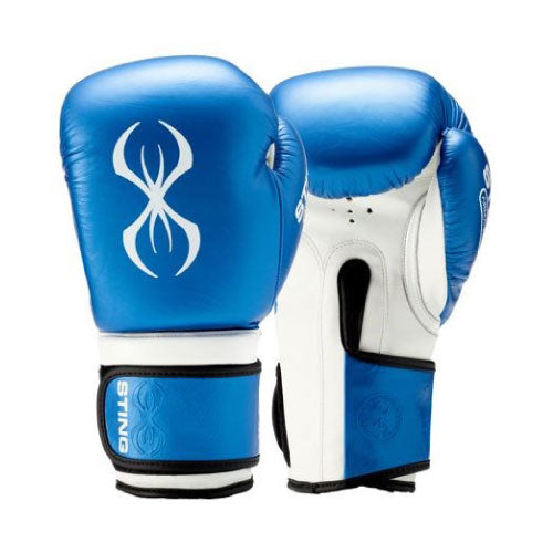 STING Boxing Gloves 12oz / Blue/White Sting Armapro Boxing Gloves