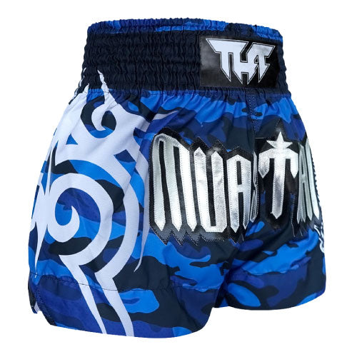 Tuff Muay Thai Shorts TUFF - Blue Camouflage Muay Thai Shorts