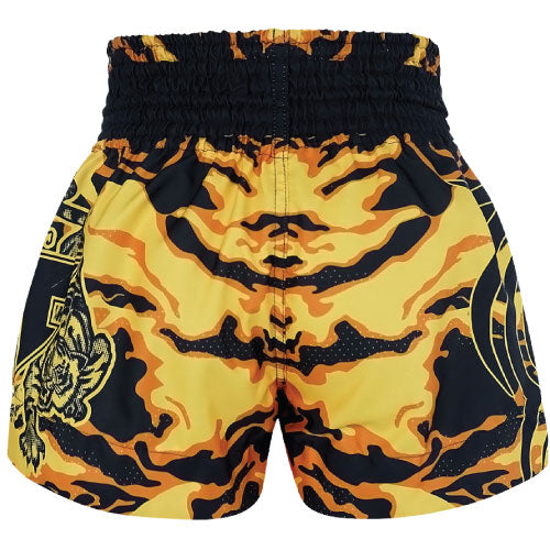 Tuff Muay Thai Shorts TUFF Camouflage Thai Boxing Shorts Yellow