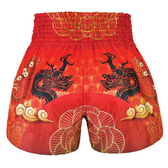 Tuff Muay Thai Shorts TUFF Muay Thai Boxing Shorts The Legendary Dragon