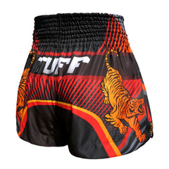 Tuff Muay Thai Shorts TUFF Muay Thai Shorts Double Tiger Black