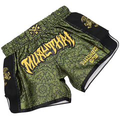 Wicked One Muay Thai Muay Thai Shorts Wicked One Lion Muay Thai Shorts Khaki