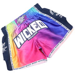 Wicked One Muay Thai Muay Thai Shorts Wicked One Rainbow Muay Thai Shorts