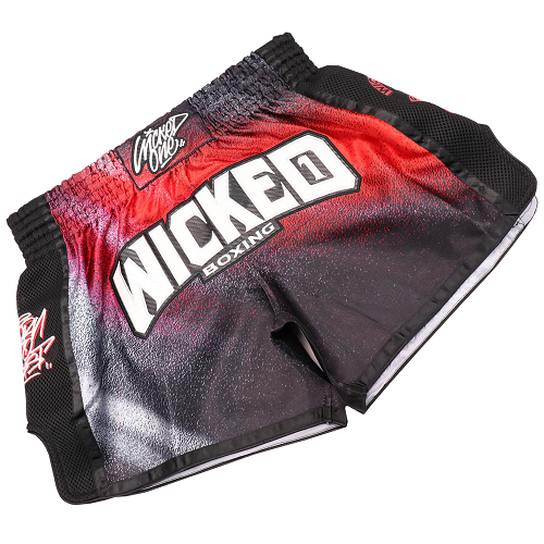 Wicked One Muay Thai Muay Thai Shorts Wicked One Red Line Muay Thai Shorts