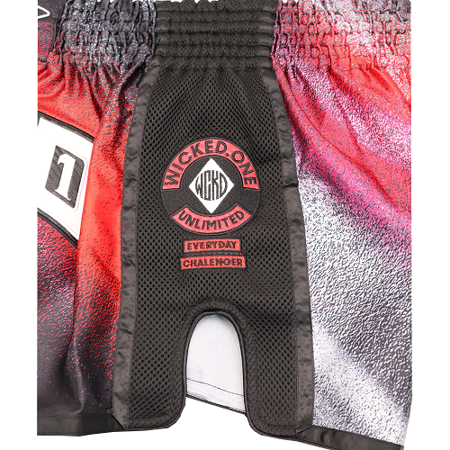 Wicked One Muay Thai Muay Thai Shorts Wicked One Red Line Muay Thai Shorts