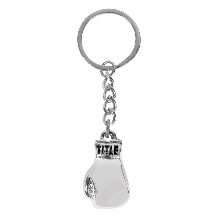 TITLE Boxing Luxury Glove Keyring - Silver