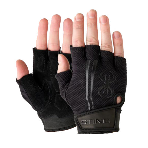 Sting M1 Magnum Gym Weight Training Gloves - Black