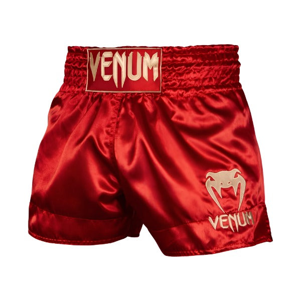 Venum Classic Muay Thai Shorts Red/Gold