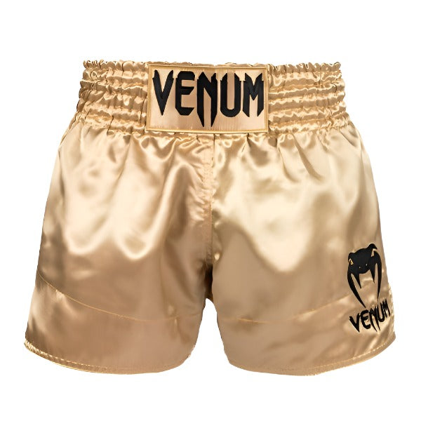 Venum Classic Muay Thai Shorts Gold/Black
