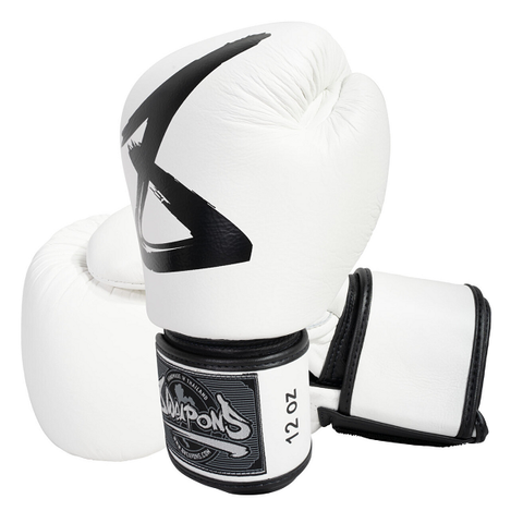 8 Weapons Boxing Gloves Big 8 Premium White