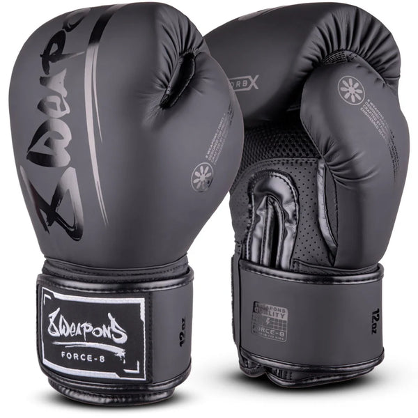 8 Weapons Boxing Gloves 8 Weapons Boxing Gloves Force 8 Matt Black