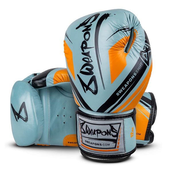 8 Weapons Boxing Gloves Shift Ice-Grey-Orange
