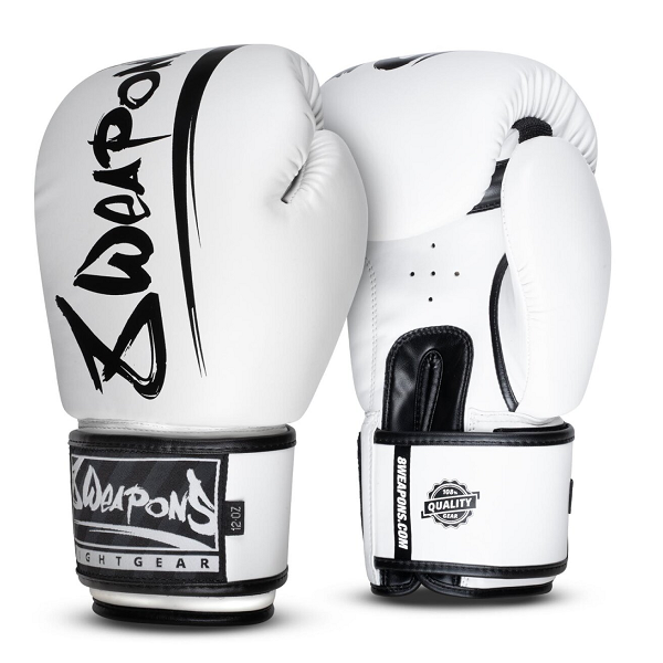 8 Weapons Boxing Gloves Unlimited 2.0 White-Black