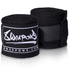 8 Weapons Hand Wraps & Accessories Black 8 Weapons Hand Wraps Semi-Elastic 3.5 m