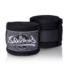 8 Weapons Hand Wraps & Accessories Black 8 Weapons Hand Wraps Semi-Elastic 5m