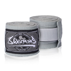 8 Weapons Hand Wraps & Accessories Grey 8 Weapons Hand Wraps Semi-Elastic 5m