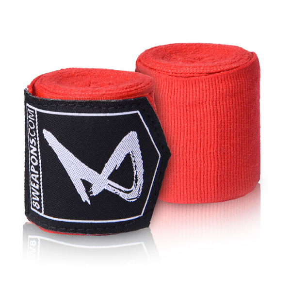 8 Weapons Hand Wraps & Accessories Red 8 Weapons Hand Wraps Semi-Elastic 2m