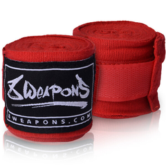 8 Weapons Hand Wraps & Accessories Red 8 Weapons Hand Wraps Semi-Elastic 3.5 m