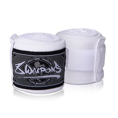 8 Weapons Hand Wraps & Accessories White 8 Weapons Hand Wraps Semi-Elastic 5m