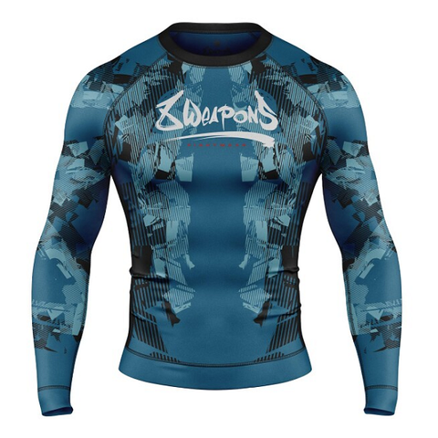 8 Weapons Rashguard LS Hit 2.0 Navy-Black