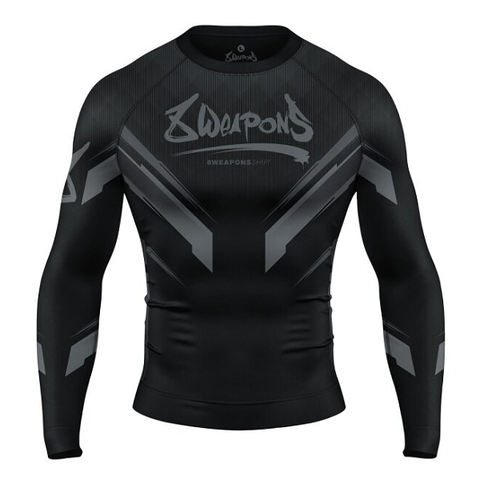 8 Weapons Rashguard LS Shift Black-Black