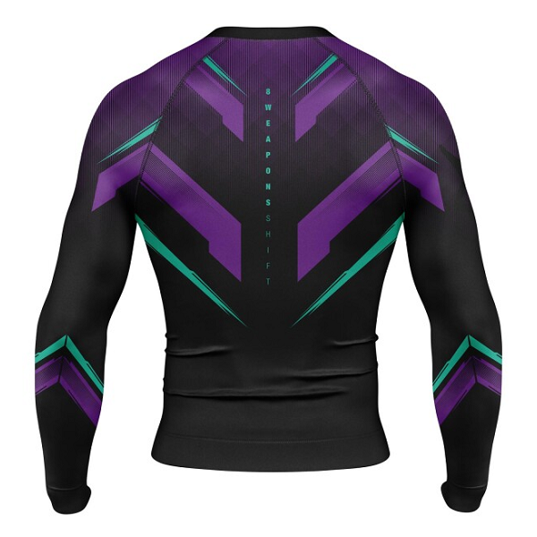 8 Weapons Longsleeve Rash Guard 8 Weapons Rashguard LS Shift Cyber