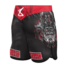 8 Weapons MMA Shorts 8 Weapons Fight Shorts Samurai 2.0 Black-Red