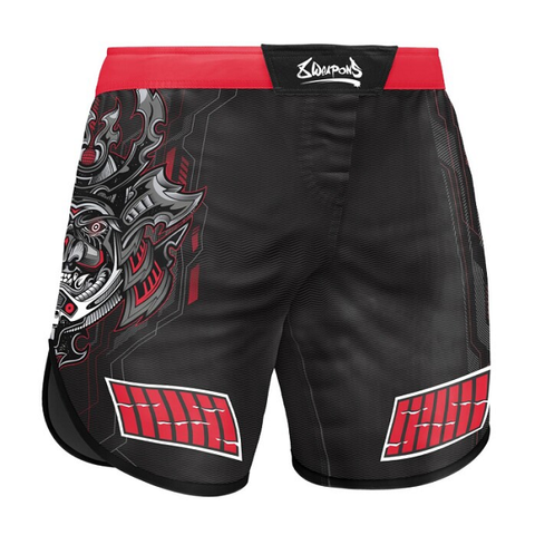 8 Weapons Fight Shorts Samurai 2.0 Black-Red