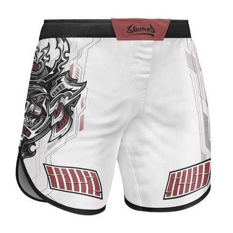 8 Weapons Fight Shorts Samurai 2.0 White-Red