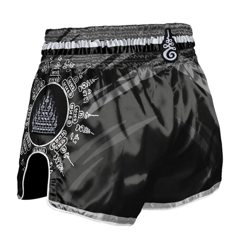 8 Weapons Muay Thai Shorts 8 Weapons Muay Thai Shorts Bone Island Olive-Gold