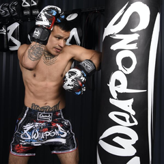 8 Weapons Muay Thai Shorts 8 Weapons Muay Thai Shorts Cut Like a Blade 2.0 Black