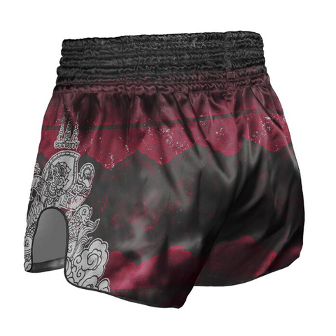 8 Weapons Muay Thai Shorts 8 Weapons Muay Thai Shorts Bone Island Olive-Gold