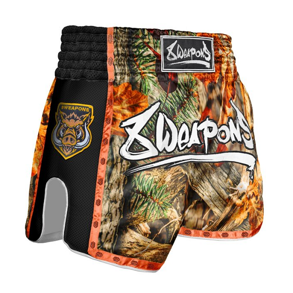 8 Weapons Muay Thai Shorts Hunter Autumn Camo