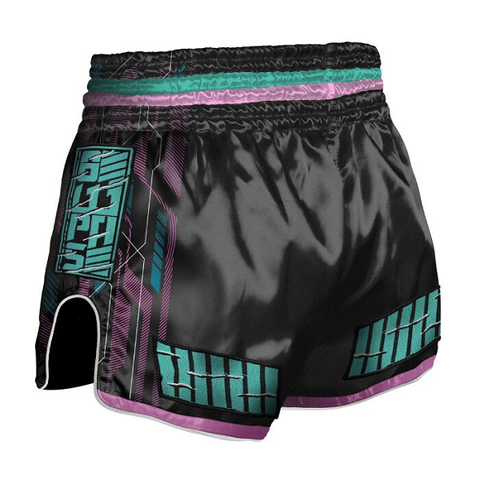 8 Weapons Muay Thai Shorts 8 Weapons Muay Thai Shorts Bone Island Olive-Gold
