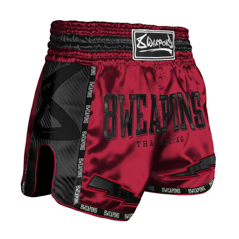 8 Weapons Shorts Carbon Red Dawn Red