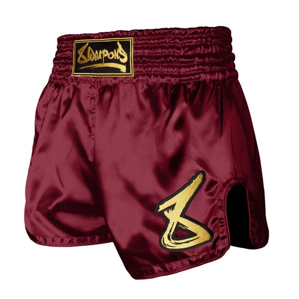 8 Weapons Strike Shorts Burgundy