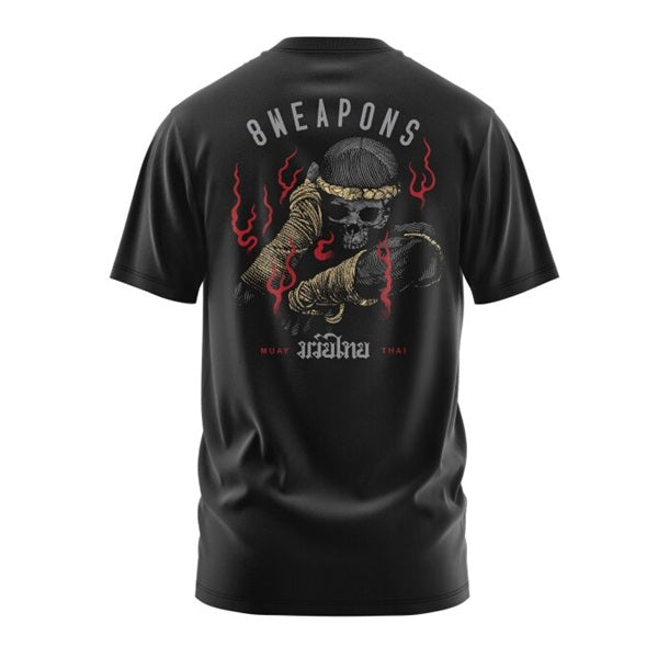 8 Weapons Muay Thai T Shirts 8 Weapons T-Shirt Boran Skull