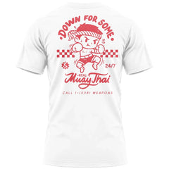8 Weapons Muay Thai T Shirts 8 WEAPONS T-Shirt Hotline white