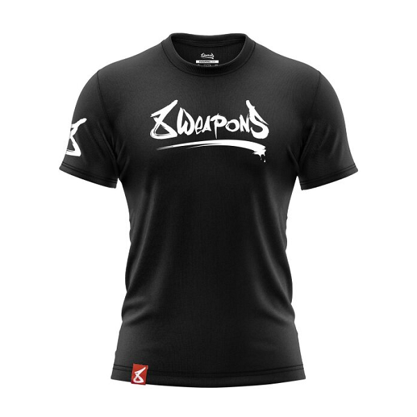 8 Weapons T-Shirt Unlimited 2.0 Black-White