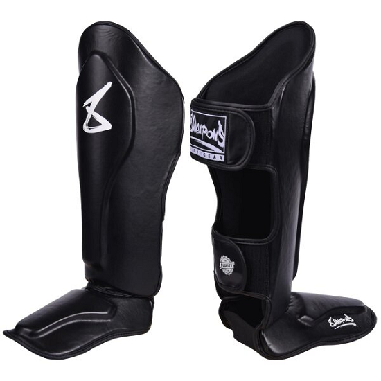 8 Weapons Shin Guards 8 Weapons Shin Guard Pure Black