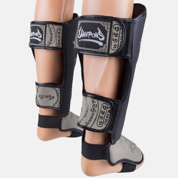 8 Weapons Shin Guards 8 Weapons Shin Guards 8 Ways Yant Black-Sand