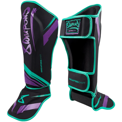 8 Weapons Shin Guards 8 Weapons Shin Guards Shift Black-White