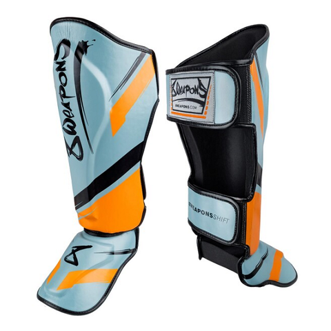 8 Weapons Shin Guards 8 Weapons Shin Guards Shift Black-White