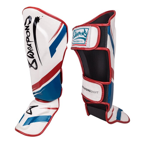 8 Weapons Shin Guards 8 Weapons Shin Guards Shift Black-White