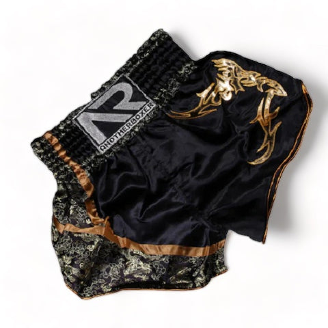 Another Boxer Muay Thai Shorts Black Gold