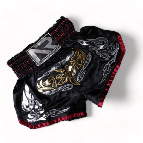 Another Boxer Muay Thai Shorts Black Red