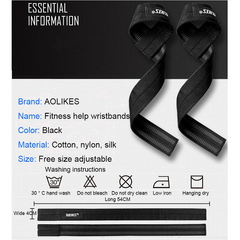 Aolikes Gym Weightlifting Straps